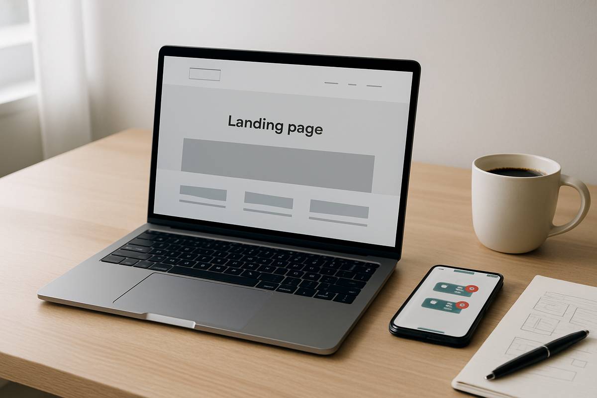 Landing pages que captam contactos: checklist prática para empresas