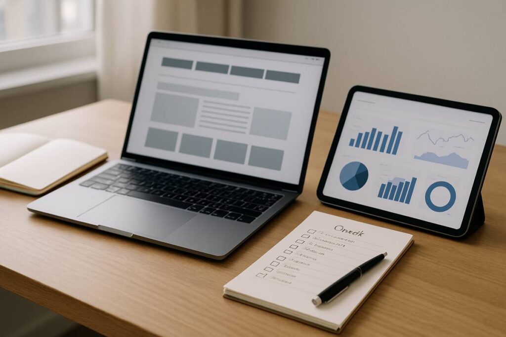 Checklist essencial antes de lançar um website empresarial: técnico, SEO e conversão